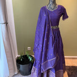 Royal Amethyst Elegance Lehenga Set - Size S