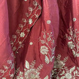 Ruby Royale Embroidered Lehenga - Size L