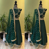 Party green Lehenga