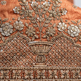 Roohaa Silk Handwork Top Plazzo