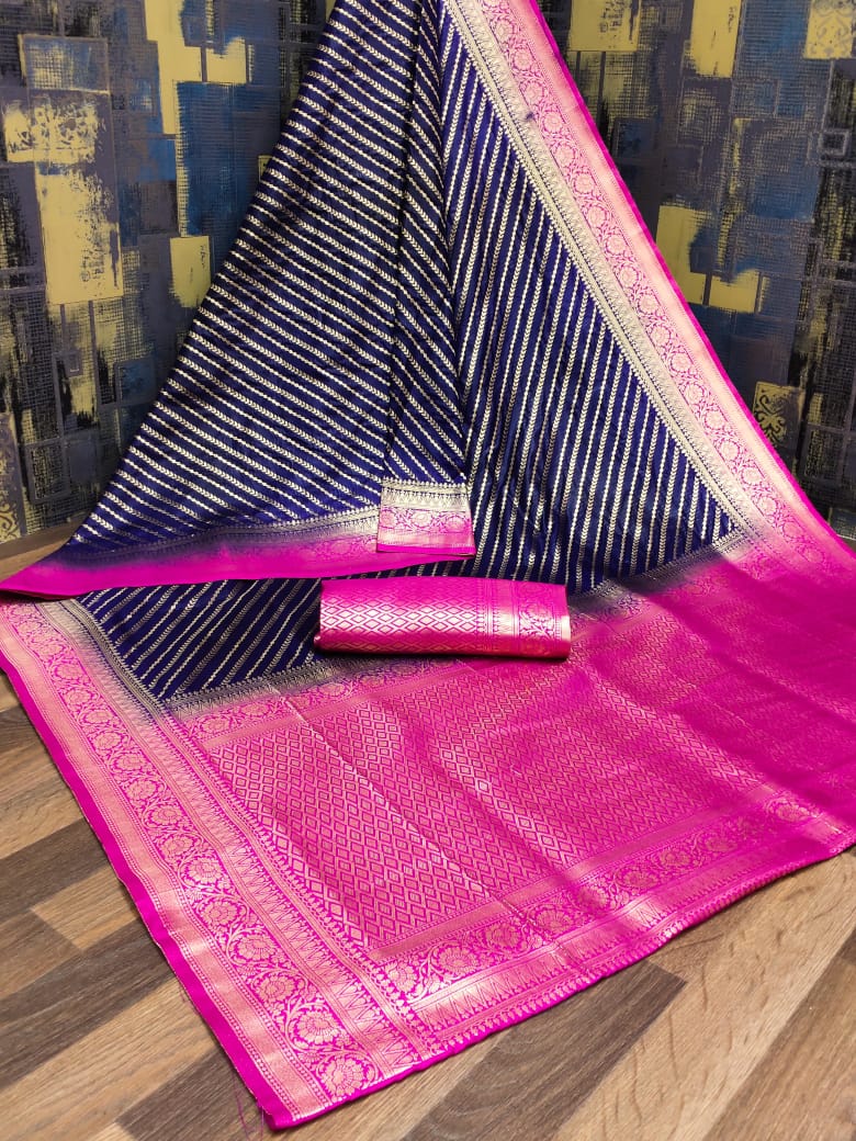 Premium Dola Silk with mina Work Saree