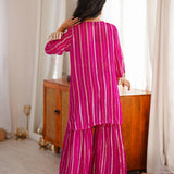 Exclusive Pink Real Mirror Suit