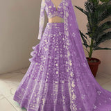 Beautyfull Occasionaly Net Lehenga Choli