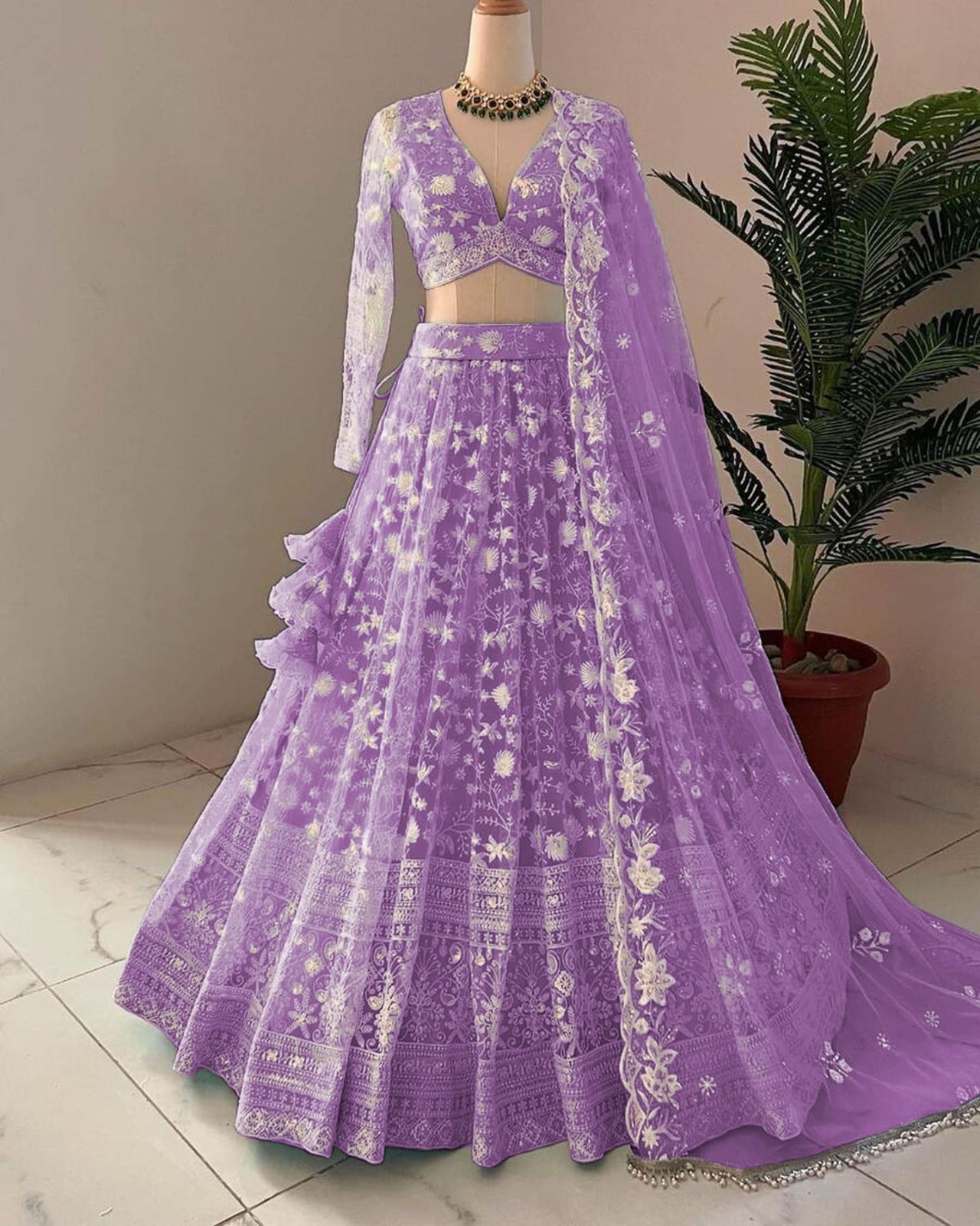 Beautyfull Occasionaly Net Lehenga Choli