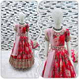 Kids Flower Printed Gown Collection