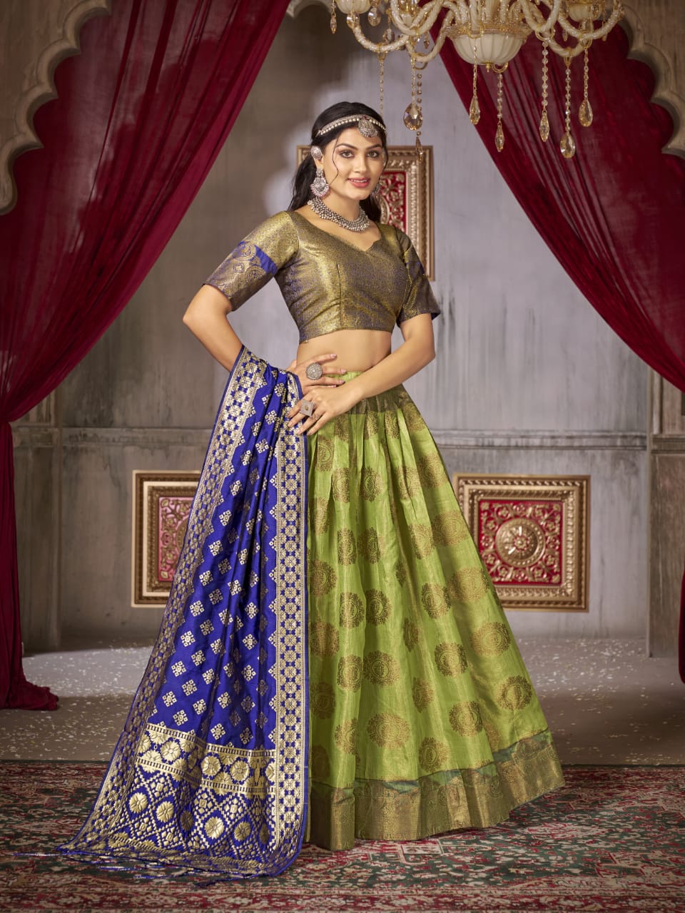 Vibrant Traditional Silk Lehenga Choli