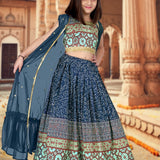 Kids Flower Printed Lehenga Choli