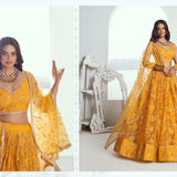 Premium Bridal Colored Lehenga Choli