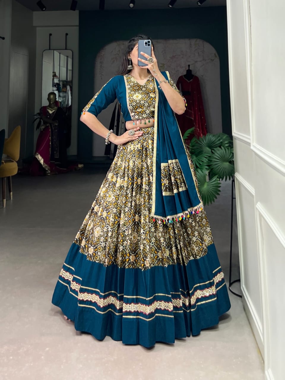 Premium Reyon Festive Lehengha Collection