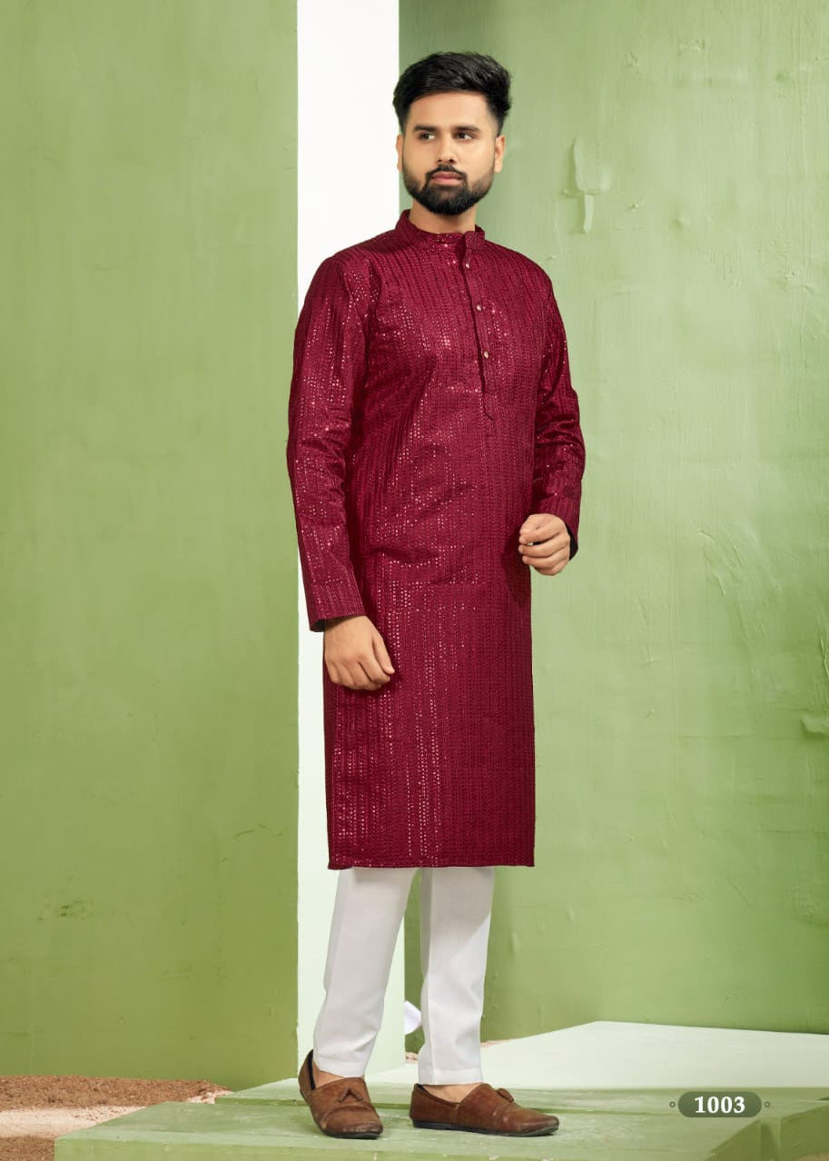 Partywear Men's Kurta