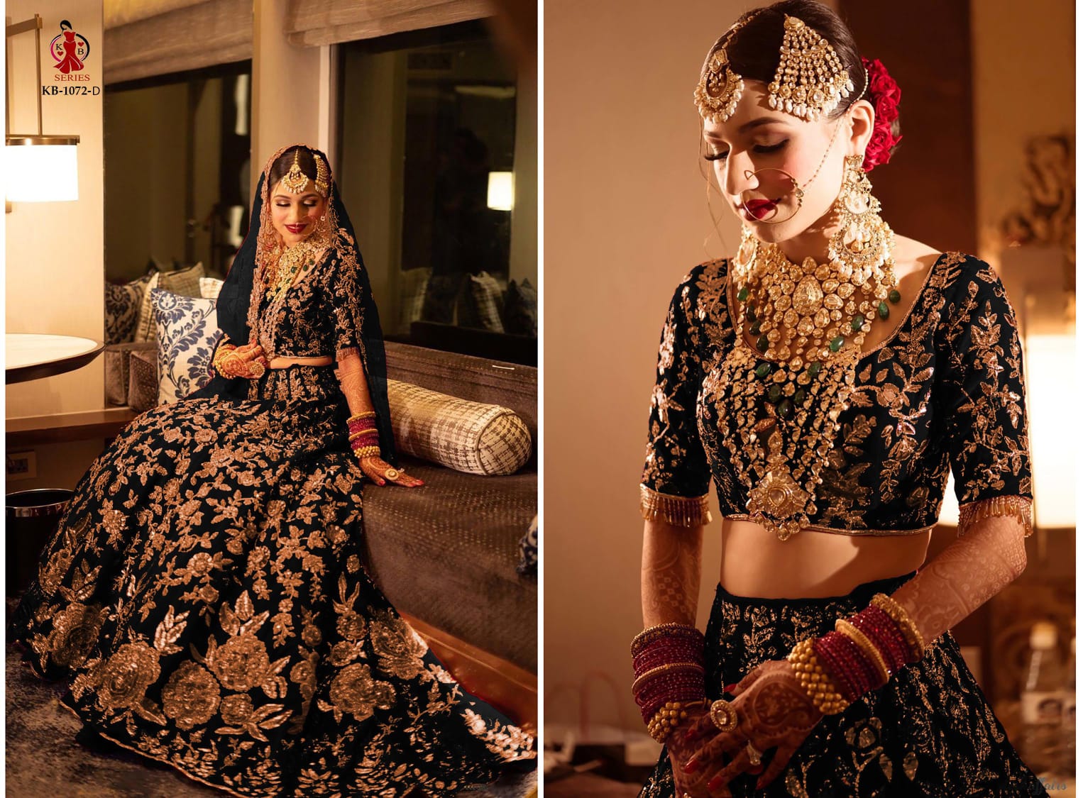 Premium  Bridal Velvet Wedding Lehenga