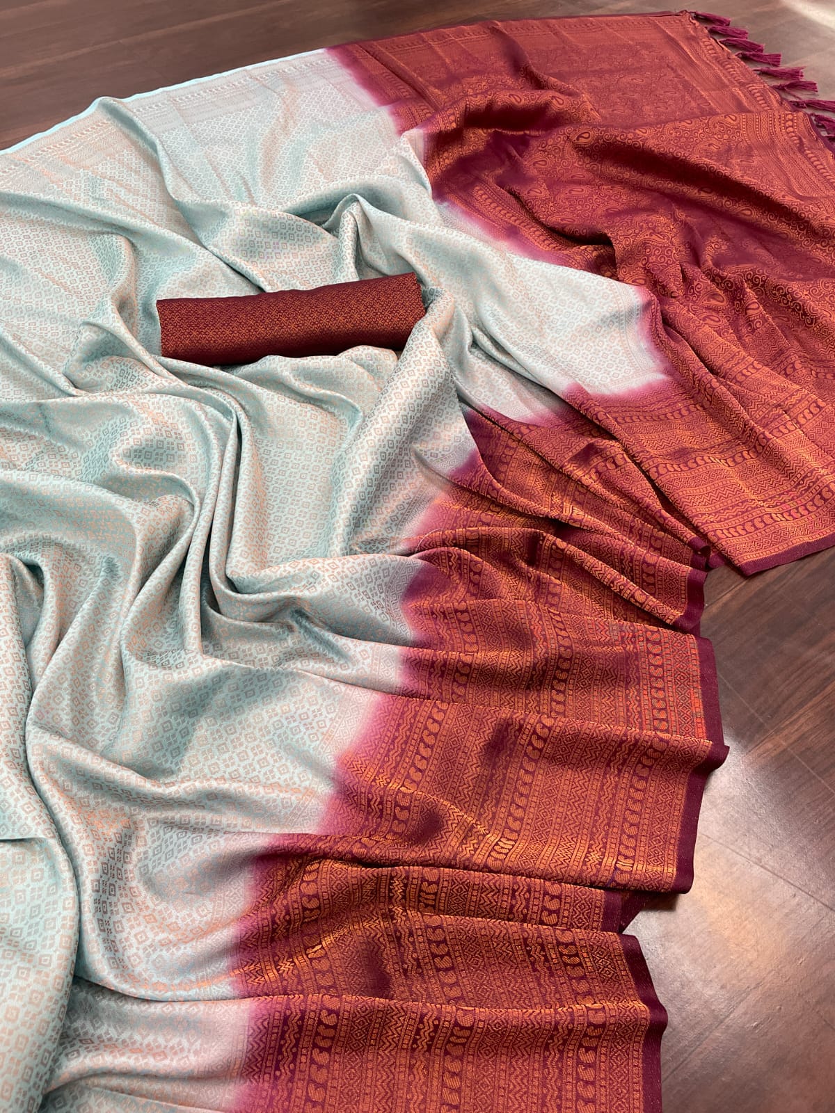 Kubera Pattu Silk Saree Rich Pallu