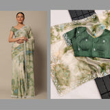 Premium Georgette With Digital Prints Saree