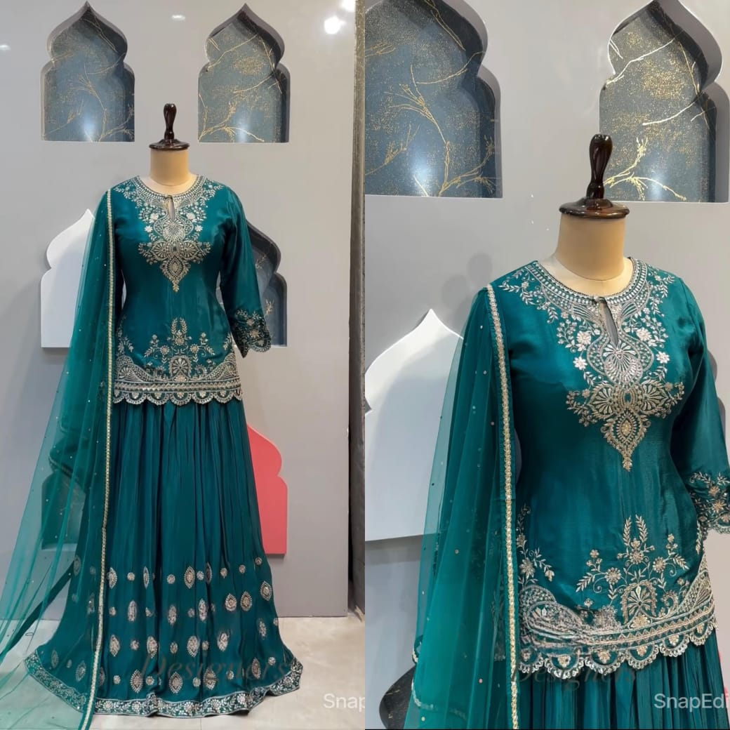 Designer Pakistani Embroidered Suit