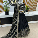 Black Beautyfull Lehenga Choli