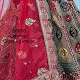 Double dupatta heavy Embroidery work designer Lehengacholi