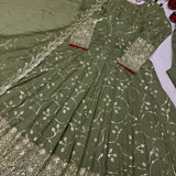 Designer Partywear Fancy Anarkali Dress