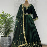 New Designer Winter Collection  Long Gown