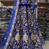 Premium  Bridal Velvet Wedding Lehenga