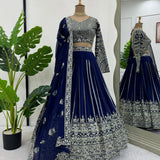 Beautyfull Royal Blue Lehenga Choli collection