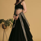 Attractive Georgette Party Wear Lehenga