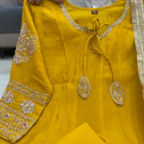 Mishri Mustard Cotton Suit