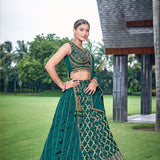 Bridal Viscose Russian Silk Lehenga