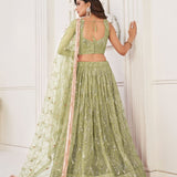 Premium Bridal Net Lehenga