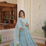 Faux Georgette  Anarkali Gown