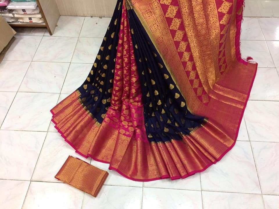 Moonga Soft Silk Saree,