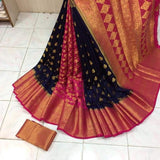 Moonga Soft Silk Saree,