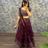 Traditional Faux Georgette Lehenga