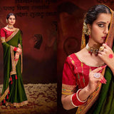 Vichitra Bluming Swarovski Work Saree