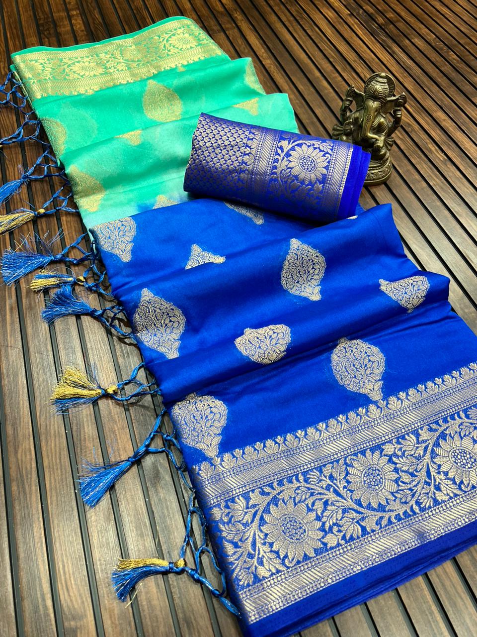 Pure Zari weaving Saree