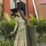 Summer Đěsigner Colletion Anarkali Suit Fancy