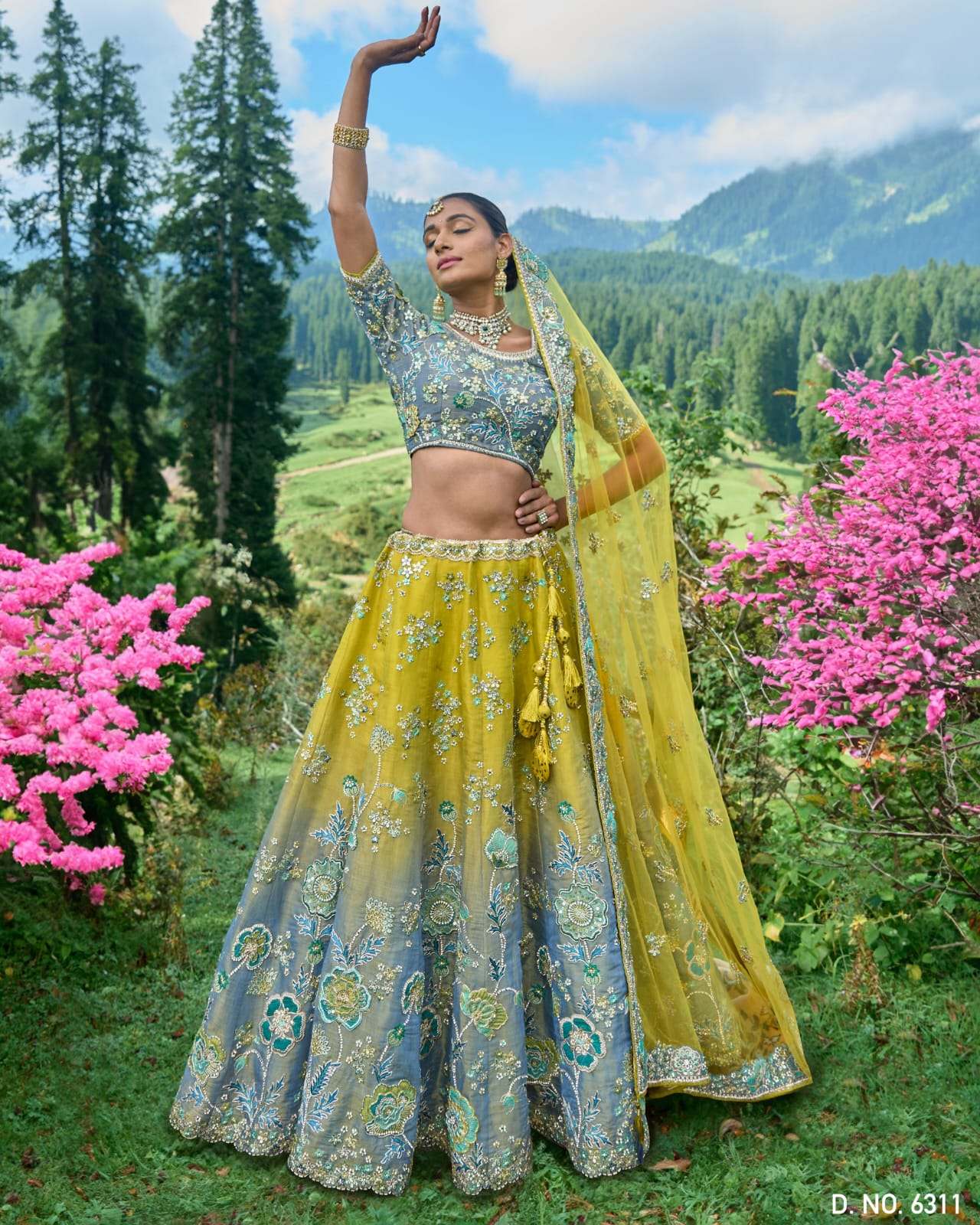 Attractive  Premium  Bridal Wedding  Lahenga  Choli