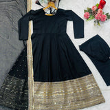 Luxury Rayon Codding Anarkali Gown