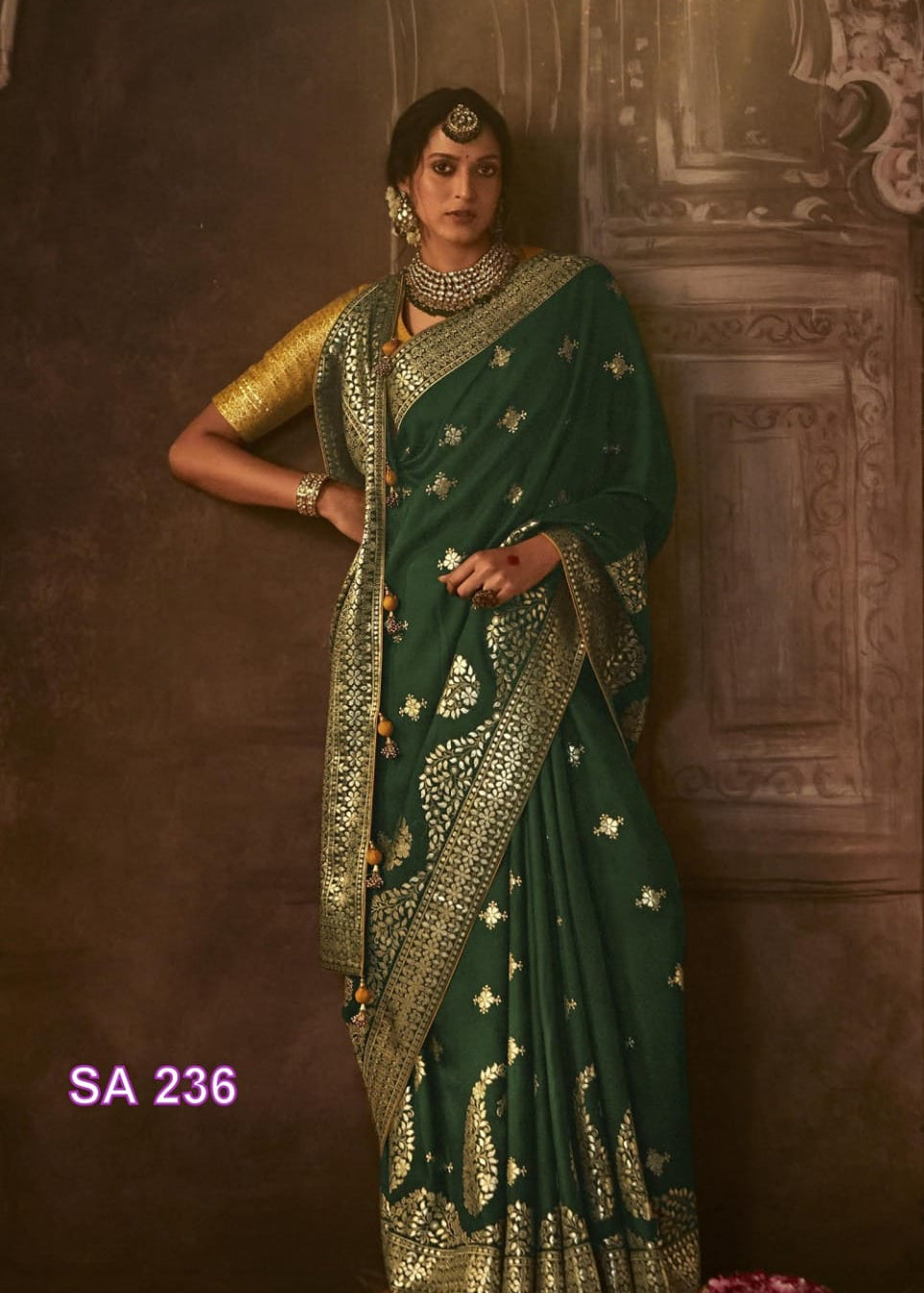 Premium Pure Dola Silk Saree