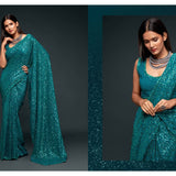 Heavy Sequence saree collection