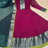 Blooming Georgette Anarkali Suit