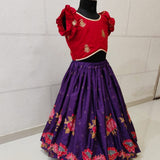 Kalamkari Kids Lahenga Choli