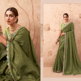 Fancy Embroidery Work Saree Collection