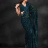 Exclusive Celebrity Style Designer Sequance Saree