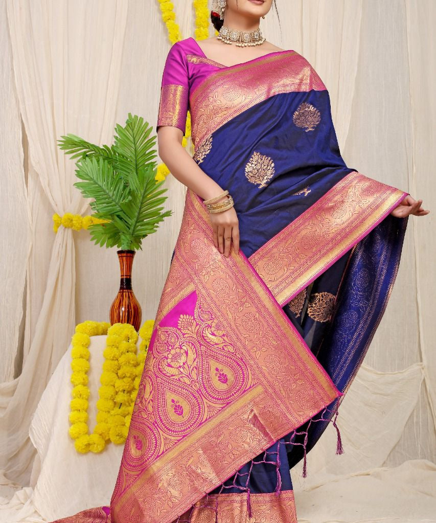 Kankavati Pure Handloom Silk Saree