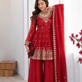 Karva Chauth Embroidered Suit