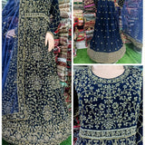 Heavy Embroidered Gown Velvet Collection