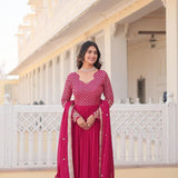 Calssical Blooming Anarkali Gown