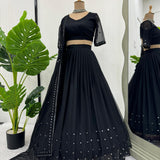 Black Designer Lehenga Choli