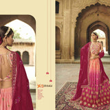 New Exclusive Embroiered Semi Stitched Bridal Lehenga Choli