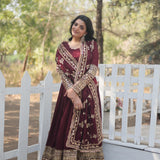 Designer Stylish Sequence Work Gown